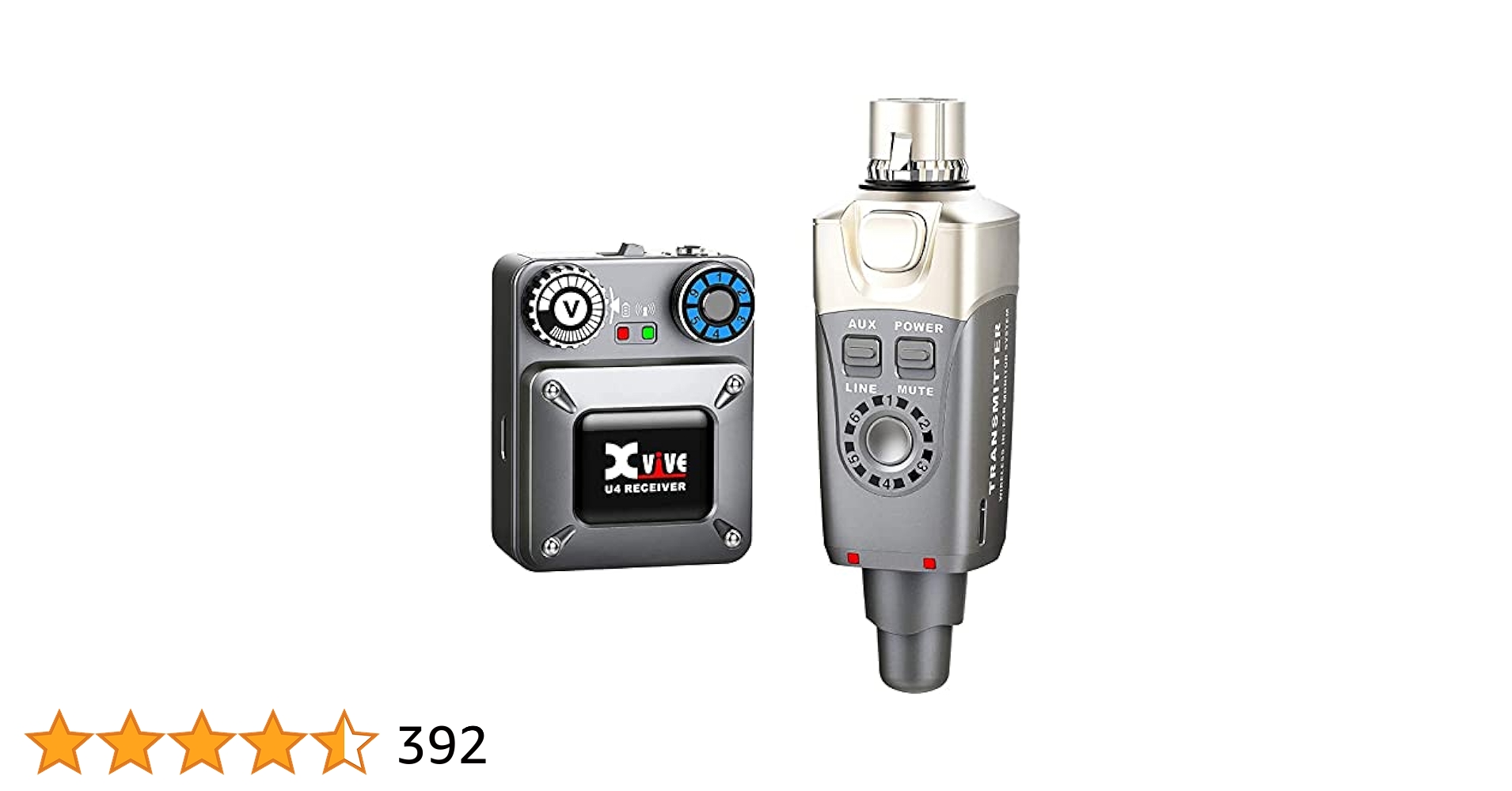 配信機器・PA機器・レコーディング機器 U4 XV-U4 IN-EAR MONITOR Wireless System Amazon.com: Xvive U4 Wireless in-Ear Monitor System Bundle